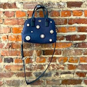 Kate Spade Embellished Denim Lottie Satchel